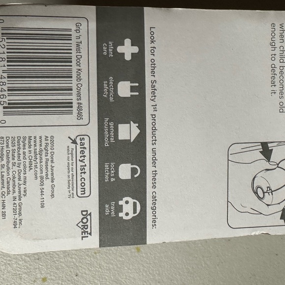 Safety 1st Parent Grip and twist Door Knob Covers, White - Picture 5 of 7